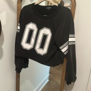 Willow boutique Timing football jersey crop size small